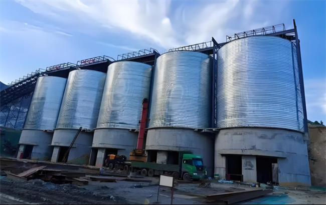 昭通螺旋卷板仓施工现场